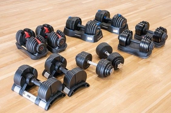 Erhalten Sie stärkere Arme mit dem verstellbaren Dumbbell-Freigewichts-Training-Set für Männer
