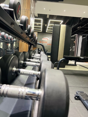 Ausrüstung für das Gewichtheben mit Stahlfreiem Gewicht Dumbbell Kautschuk beschichtet für Unisex 5-25 kg