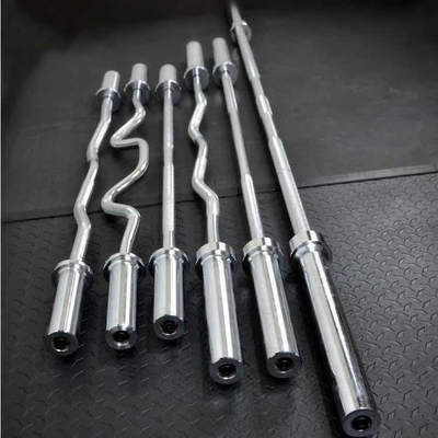 Universelle Krafttrainingsausrüstung Barbell Bar mit harter Chrom Silberveredelung