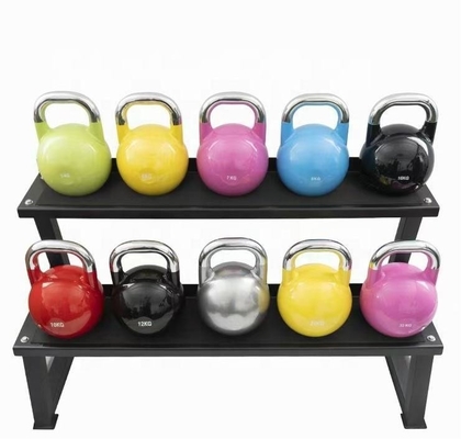 Wettbewerb Kettlebell für Pro Grade Training Unisex Pulver beschichtet Gusseisen freies Gewicht