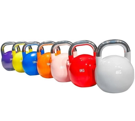 Wettbewerb Kettlebell für Pro Grade Training Unisex Pulver beschichtet Gusseisen freies Gewicht