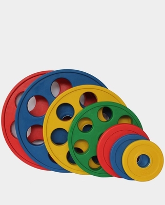 Gummioberfläche Gusseisen Barbell Gewichtsplatte für Gewerbe und Zuhause 5kg 10kg 20kg 50kg