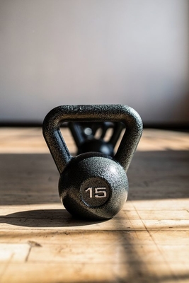 Unisex Fitness Training Wettbewerb Kettlebell Set mit Gusseisen und Pulverbeschichtung
