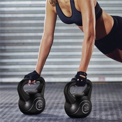 Unisex Fitness Training Wettbewerb Kettlebell Set mit Gusseisen und Pulverbeschichtung