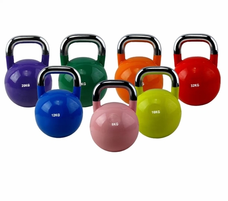 Gymnastik Fitness Unisex Farbenfarbenes Gusseisen Kettlebells für Krafttraining