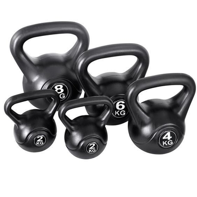 Gymnastik Fitness Unisex Farbenfarbenes Gusseisen Kettlebells für Krafttraining