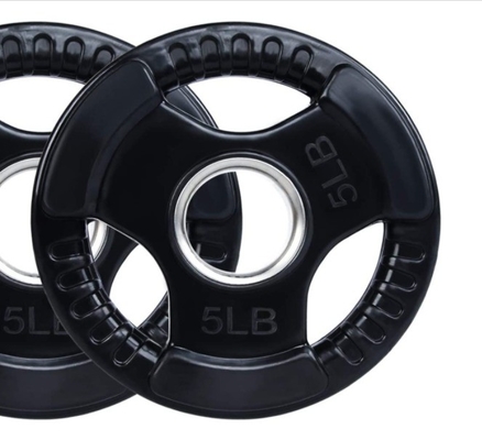 Unisex Gummi Barbell Gewichtsplatten perfekt für jede Fitness Ziel 2,5/5/10/25/35/45lbs