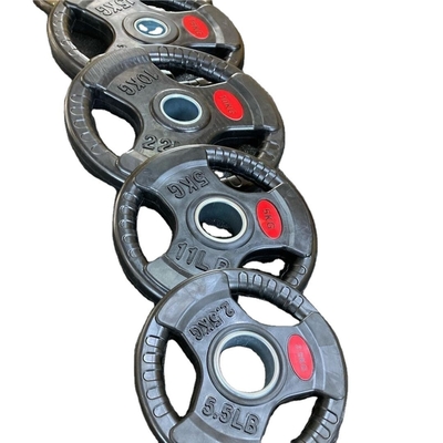 Unisex Gummi Barbell Gewichtsplatten perfekt für jede Fitness Ziel 2,5/5/10/25/35/45lbs