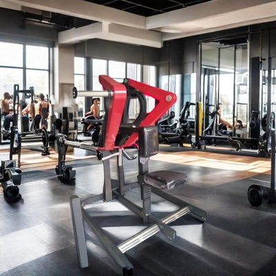 Mittellange Ladegeräte aus Stahl zum Rudern im Befreeman Commercial Gym