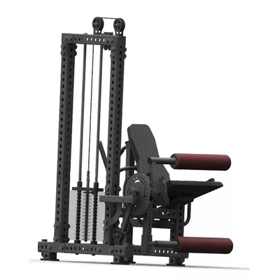 Gewerbliche Fitnessstudio-Ausrüstung Auswahl der Nadellast Dual Leg Extension und Leg Press Machine