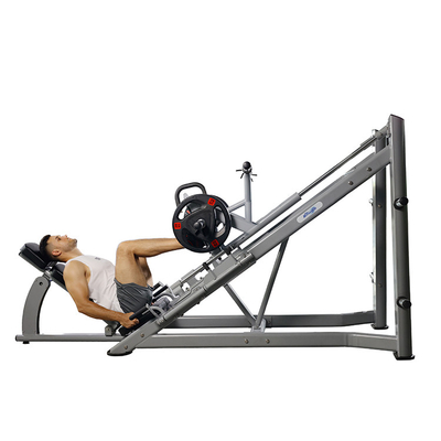 Optional Auswählbare mittlere Laderplatte geladene Fitnessgeräte 45° Beinpresse
