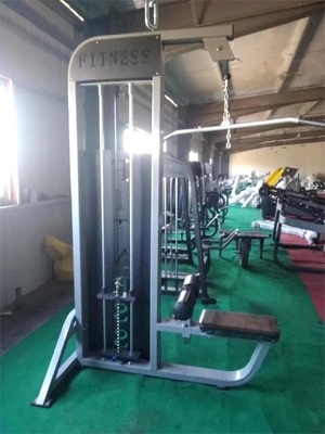 Gewerbliche Fitnessstudio-Ausrüstung Universalgewichtsstapel Pin geladen Stahl sitzend Lat Pulldown Bar