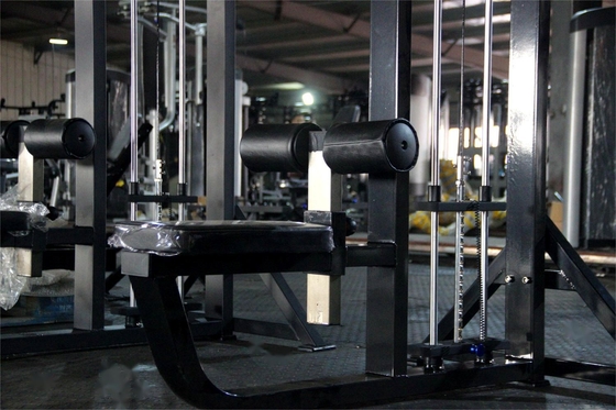 Gewerbliche Fitnessstudio-Ausrüstung Universalgewichtsstapel Pin geladen Stahl sitzend Lat Pulldown Bar
