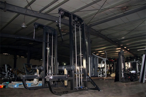Gewerbliche Fitnessstudio-Ausrüstung Universalgewichtsstapel Pin geladen Stahl sitzend Lat Pulldown Bar