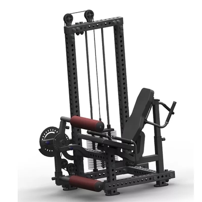 Fitness-Krafttraining Beinpress Bein Curl Verlängerung Maschine mit Pin-Last-Auswahl