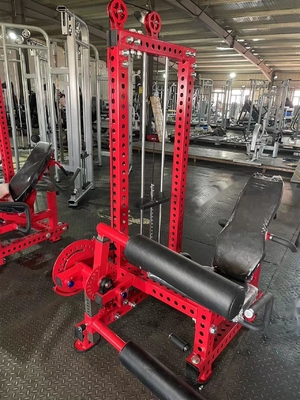 Fitness-Krafttraining Beinpress Bein Curl Verlängerung Maschine mit Pin-Last-Auswahl