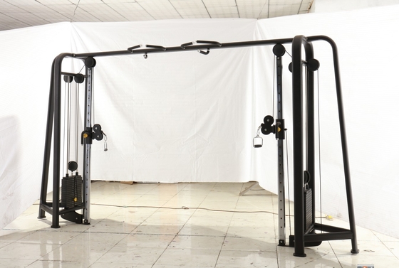 Mittelschwerlastgerät Fitnessstudio Ausrüstung Verstellbares Schleudertrainer Rückenbewegung Kniebein-Rack Kabel-Crossover-Maschine