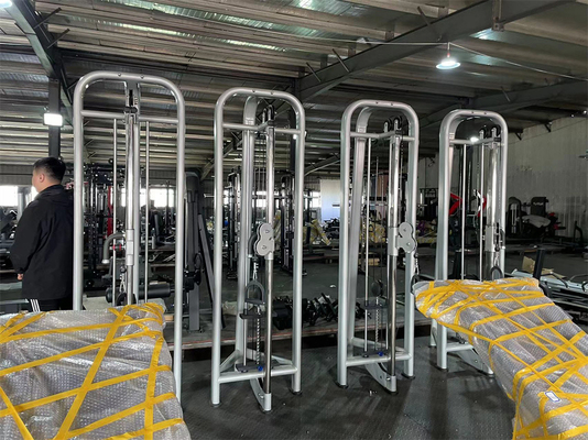Lat Pulldown Row Fly Machine Fitness-Ausrüstung für Gewichtsstapel Pin geladenes Heimgymnasium