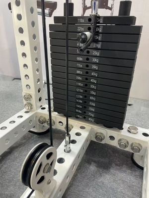 Krafttraining 2 in 1 High Pull Low Row Fitness-Ausrüstung mit mehrstufiger Anpassung