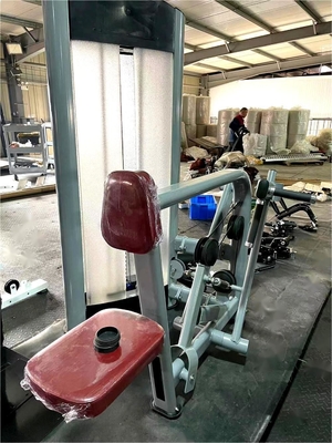Stahl-Sitz-Rudermaschine für kommerzielle Schulterrückenübungen im Fitnessstudio