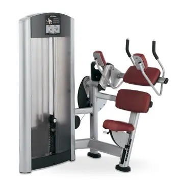 Krafttrainings-Pin geladener sitzender Bauchcrunch-Maschine mit verstellbarem Widerstand