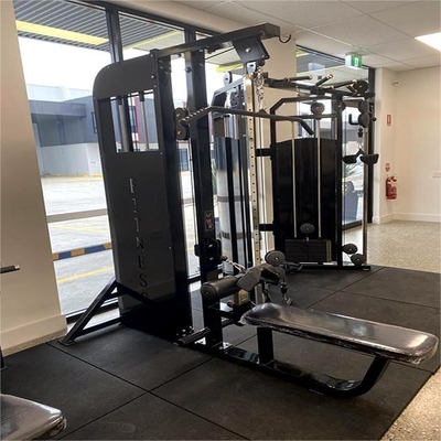 Dropset-Pins Dual-Funktion Brust-Rücken-Übungen Niedrigreihen Lat-Pulldown-Maschine für 3 Jahre