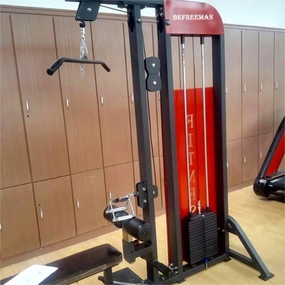 Dropset-Pins Dual-Funktion Brust-Rücken-Übungen Niedrigreihen Lat-Pulldown-Maschine für 3 Jahre