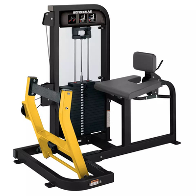 Schwarzer Sitz Optional Gewerbliche Fitnessstudio-Ausrüstung Sitz-Kälber-Höhe-Maschine für Bodybuilding