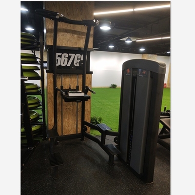 Stahl-Pin-Ladung Pull-Up Bar Trizeps Deltoids Training unterstützt Kinn Dip Maschine für Stahl