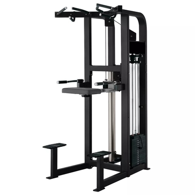 Personalisierte Logo-Pin-Ladung Fitness ausgewählte Assistenz Dip Chin Maschine für Bodybuilding 262KG