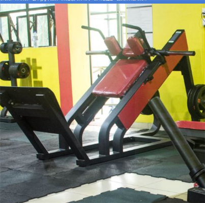 Handelsübliche Fitness-Kraft-Training-Turnhallen-Maschinen Hack-Slide-Squat-Rack im Fitnesscenter