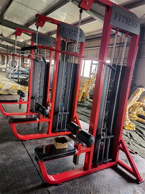Gymnaseinrichtung für Brust-Rücken-Arme-Training