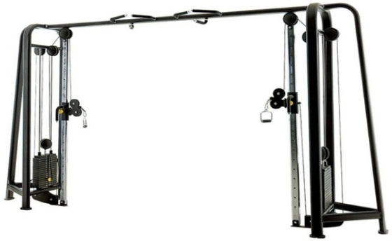 Multifunktionale Trainings-Rack-Kabel-Crossover-Fitnessmaschine mit 80kg*2 Gewichtsstapel