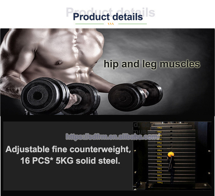 Funktionale Trainer Glute Kickback-Maschine für effektive Hüftschubs und Bodybuilding