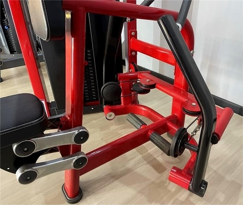 Mittelschwerer Heimgymnastik Fitness Stahl Rudermaschine für Brust Schulter Rücken Training