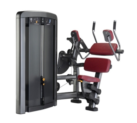 248 kg Gewichtsstapel Stahl Bauchübungsmaschine für Schwerlast-Fitnesscenter
