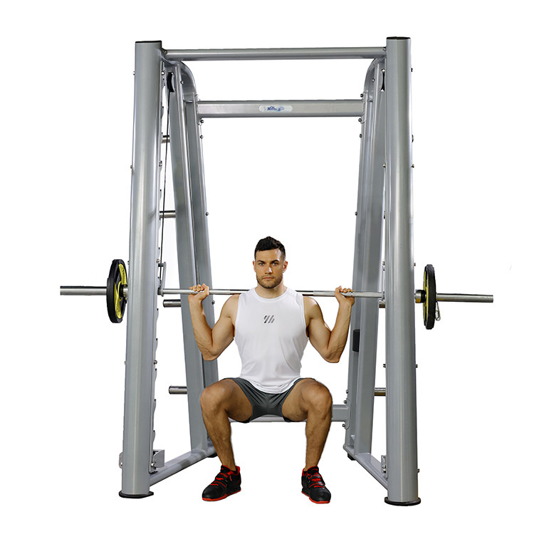 Sporttraining Multifunktion Power Rack Smith-Maschine mit Ruder-System Fitness-Ausrüstung