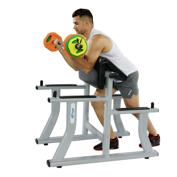 1170*800*1080 mm Arm-Curl-Bench für Bizeps-Curl-Pin-Last-Selektionsmaschinen im Fitnessstudio