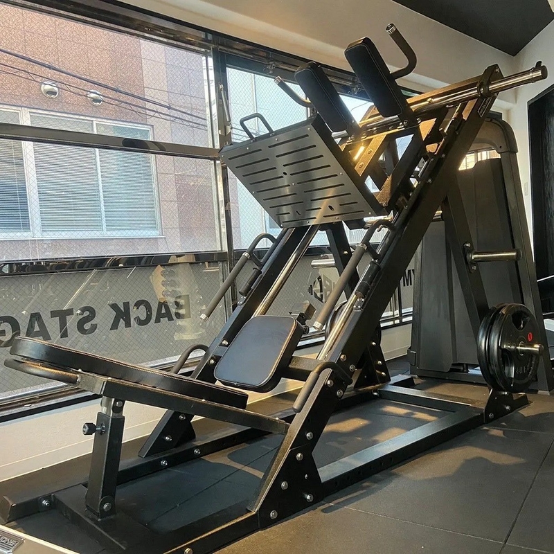 Dauerhafte Universal 2 in 1 Dual-Funktion Plate geladenen Bein Press Hack Squat Gym Ausrüstung