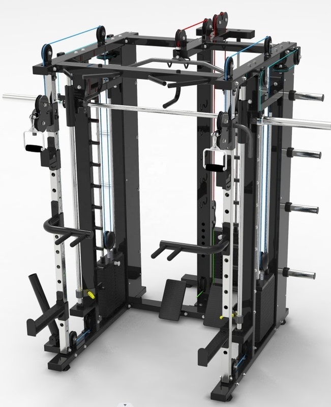 Home Gym Krafttraining mit All-in-One-Funktionstrainer und 3*80Kg Gewichtsstapel