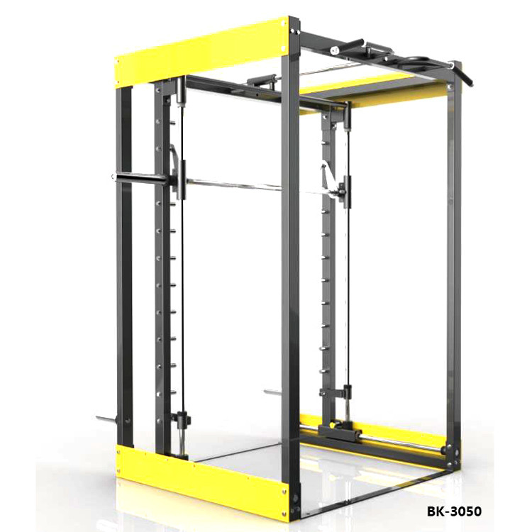 Multifunktionale Heimgymnastik-Smith-Maschine mit Beinpresse und Pull-Up-Bars Stahlrohr Q235