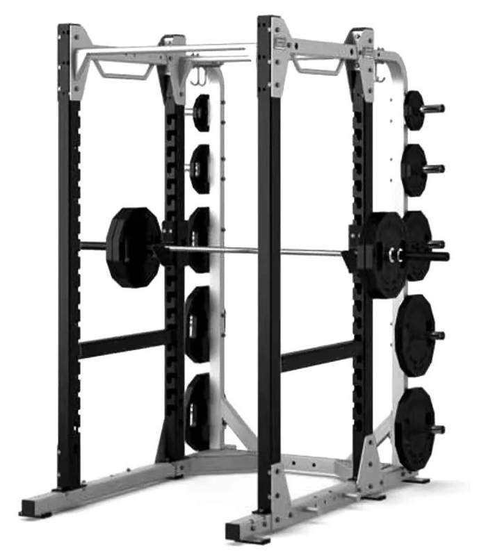 Steel Body Building Fitness Multifunktionaler Fitnessraum Kraftkäfig für Beinpress und Rudern