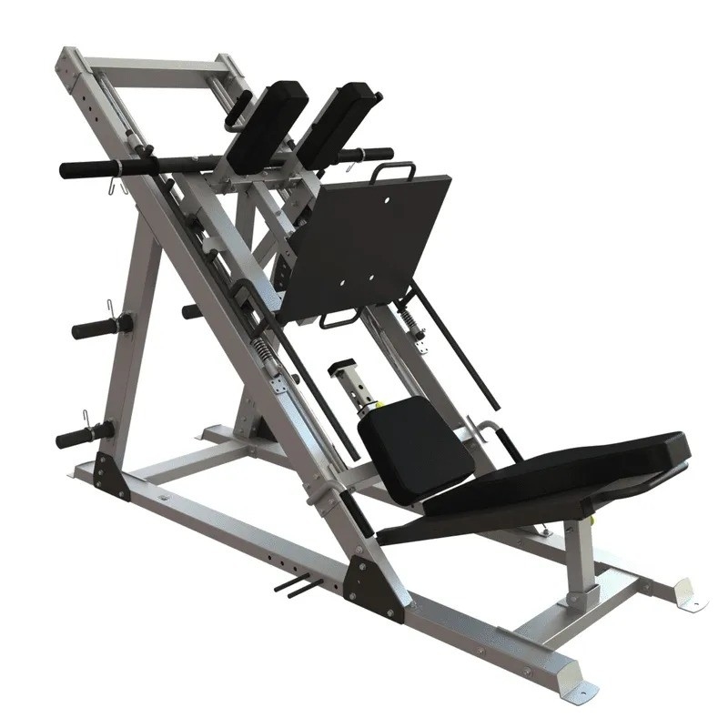 Gewerbliche Fitnessstudio-Ausrüstung Stahlbeinpresse Hack Squat 2 in 1 Doppelfunktionsplatte geladen