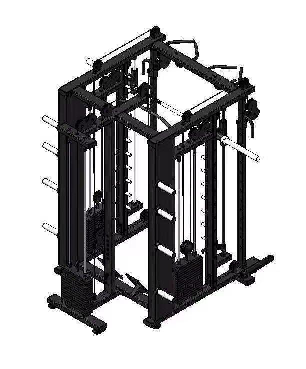 Home Gym Station Multifunktionales Stromkabel Crossover für Bodybuilding und Squat Rack