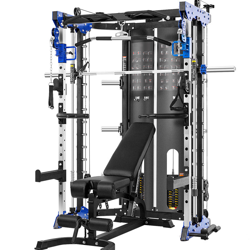 Sport Training Zuhause Fitnessstudio Ausrüstung Power Squat Rack Schulter Brust Bein Press Smith Maschine Multifunktional