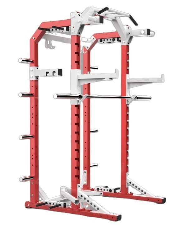 Verbessern Sie Ihr Fitnessstudio mit einem Multifunktions-Station-Gewichtheben-Squat-Rack und mehr