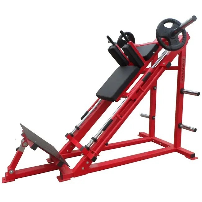 Gymnastik-Training Mittelschwerlastplatte 45 Grad-Squat-Lift-Maschine für Gluten und Quads
