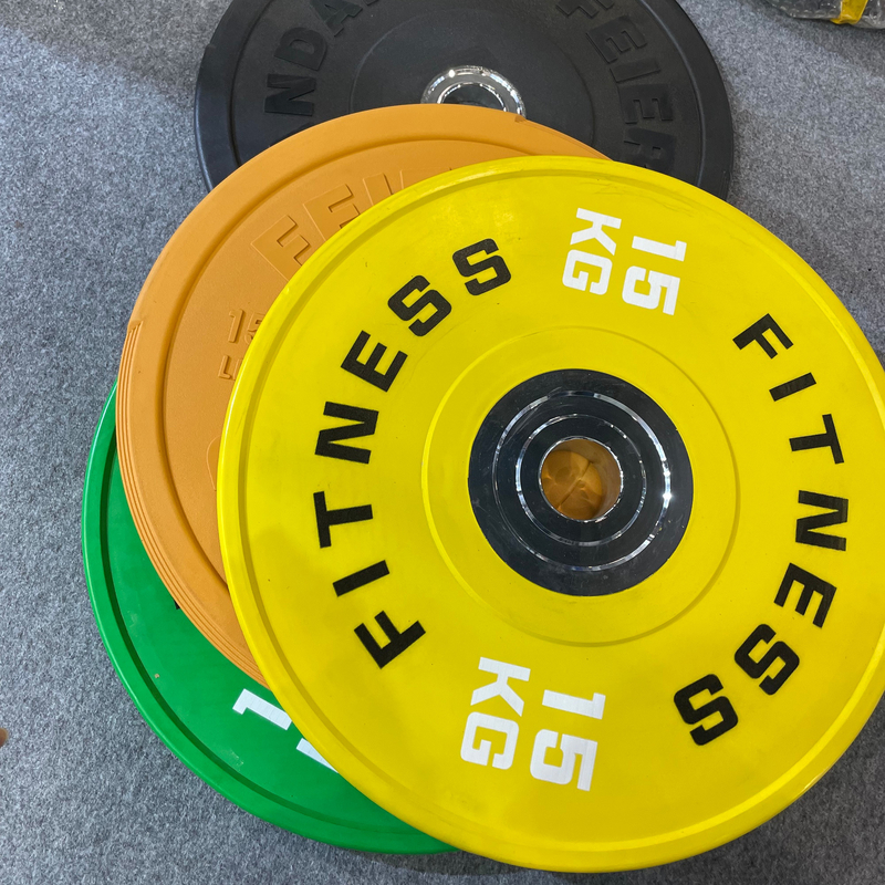 Gummibeschichtete Stahlschütze Gewichtsplatte für professionelle Fitnessstudio-Ausrüstung Verkauf 2,5-25kg