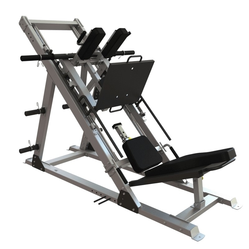 Personalisiertes Logo verfügbar Gym Fitness-Ausrüstung 2 in 1 Leg Press und Hack-Maschine
