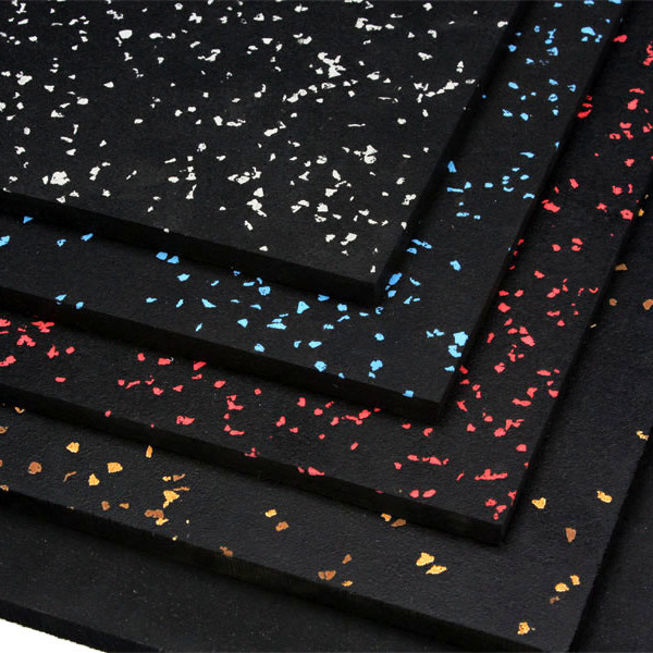 Gymnastik Gummi Matte mit Dicke Optionen von 10mm/15mm/20mm/25mm/30mm und hohe Haltbarkeit